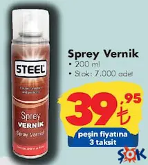 SPREY VERNİK 200 ML SPREY VERNİK 200 ML